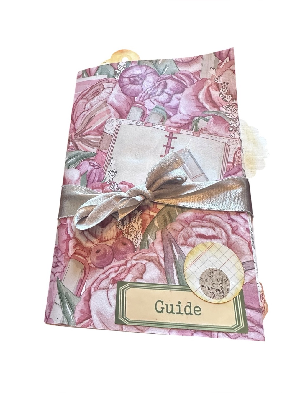 Handmade Floral Planner Love Junk Journal One of a Kind